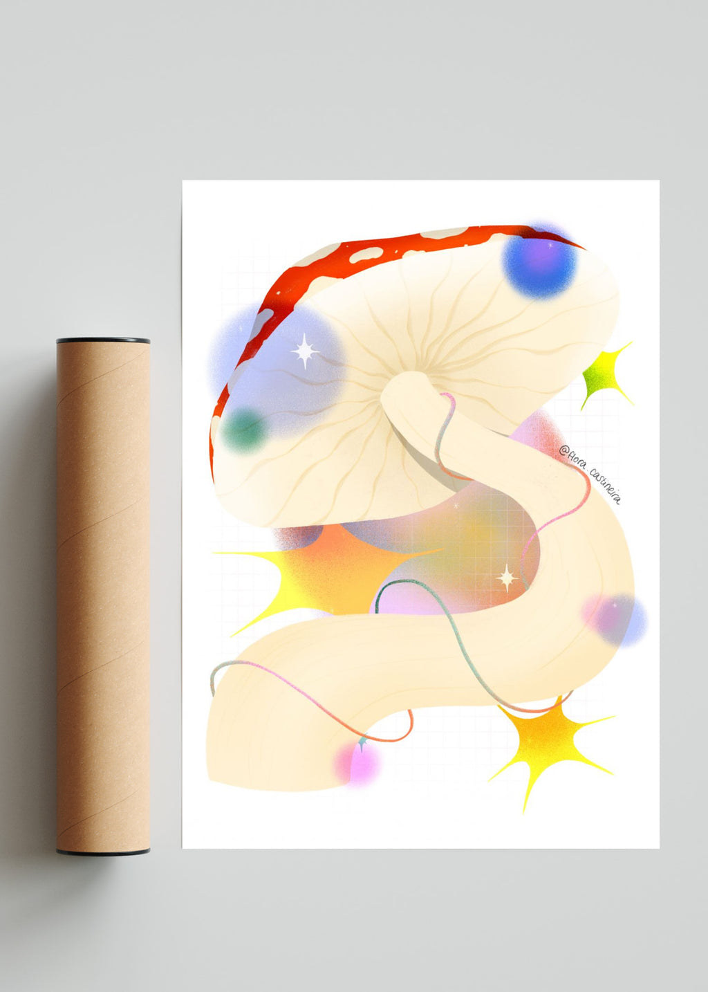 Funghi - Retrato solo print