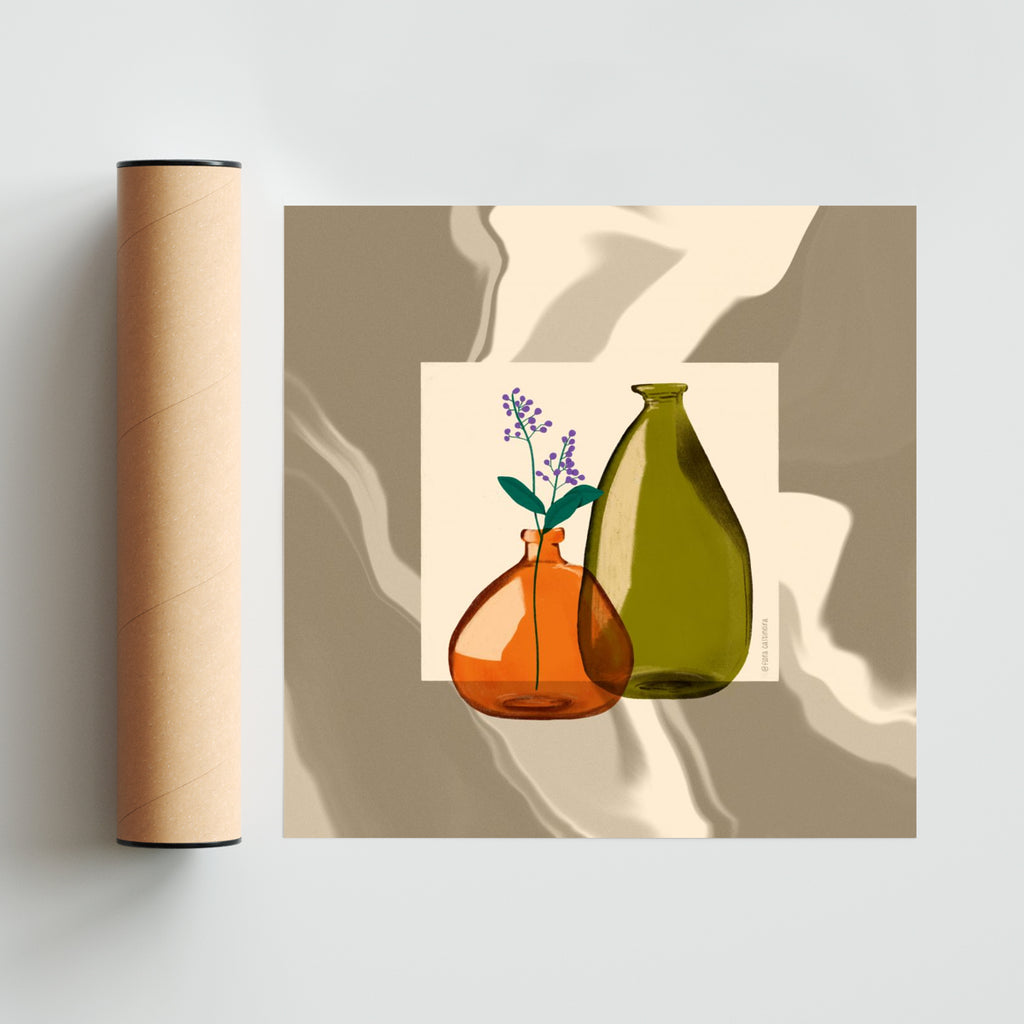 Frasquitos - Cuadrado solo print
