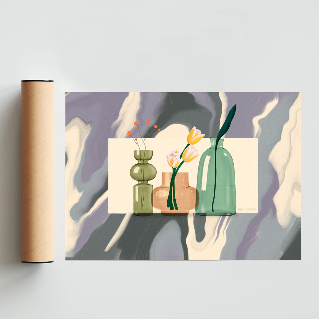 Frasquitos 2 - Paisaje Solo print