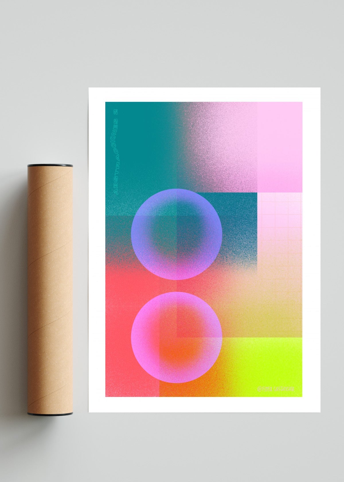 Abstracciones V - Retrato solo print