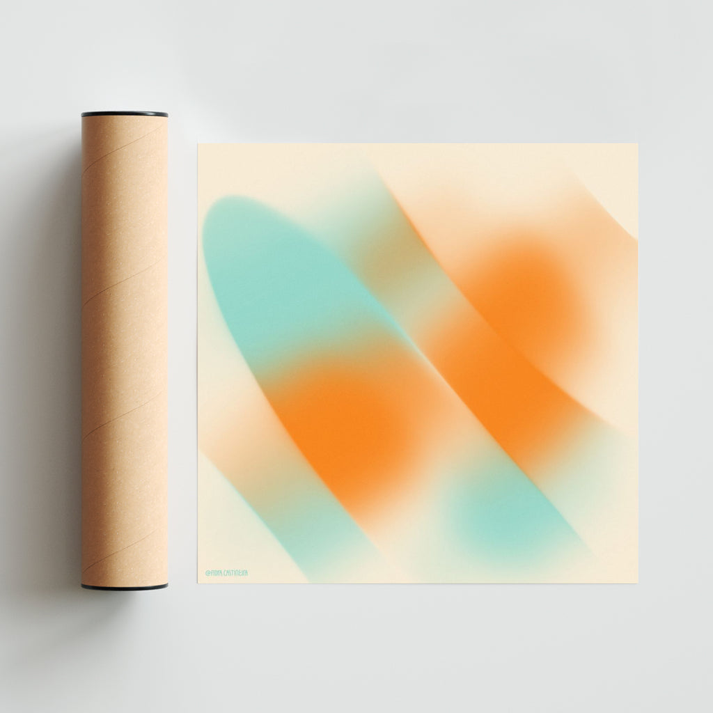 Abstract explorations 05 - Cuadrado solo print