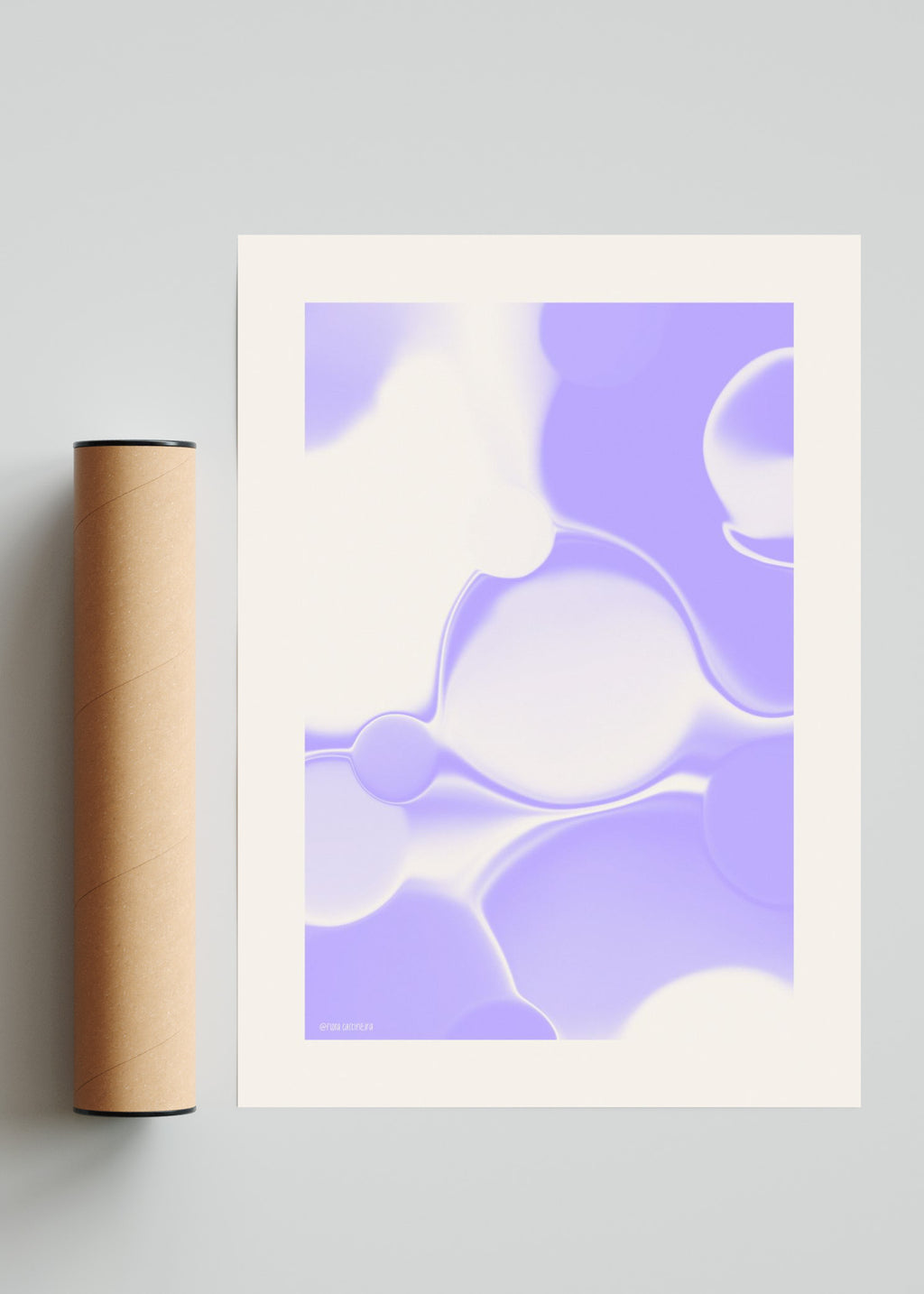 Lava lamp - Retrato solo print