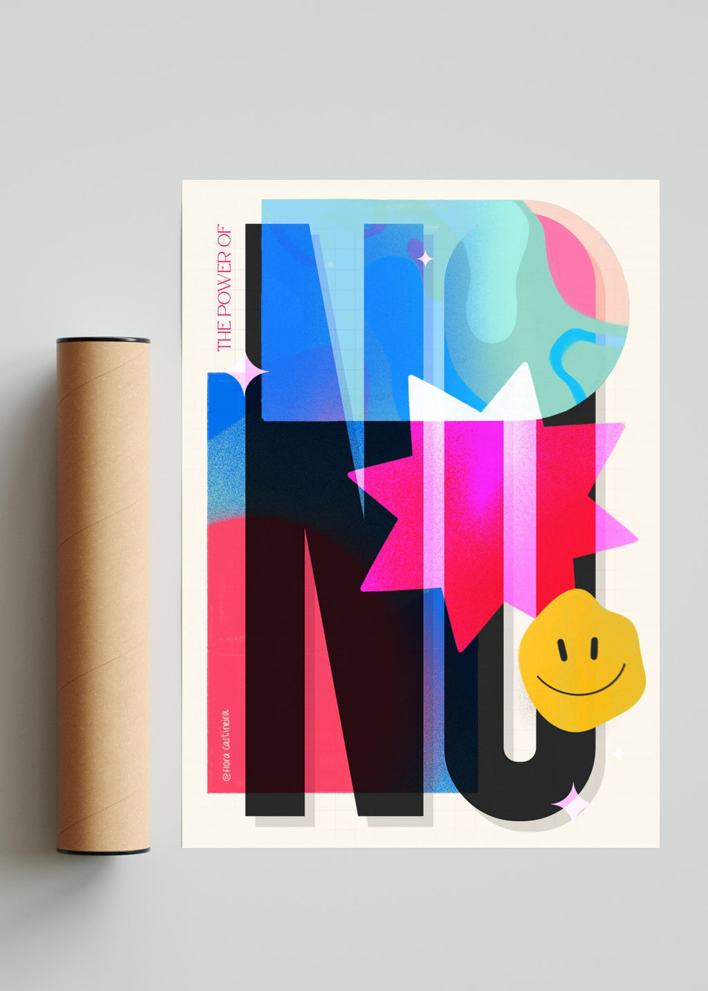 The power of No - new - Retrato solo print