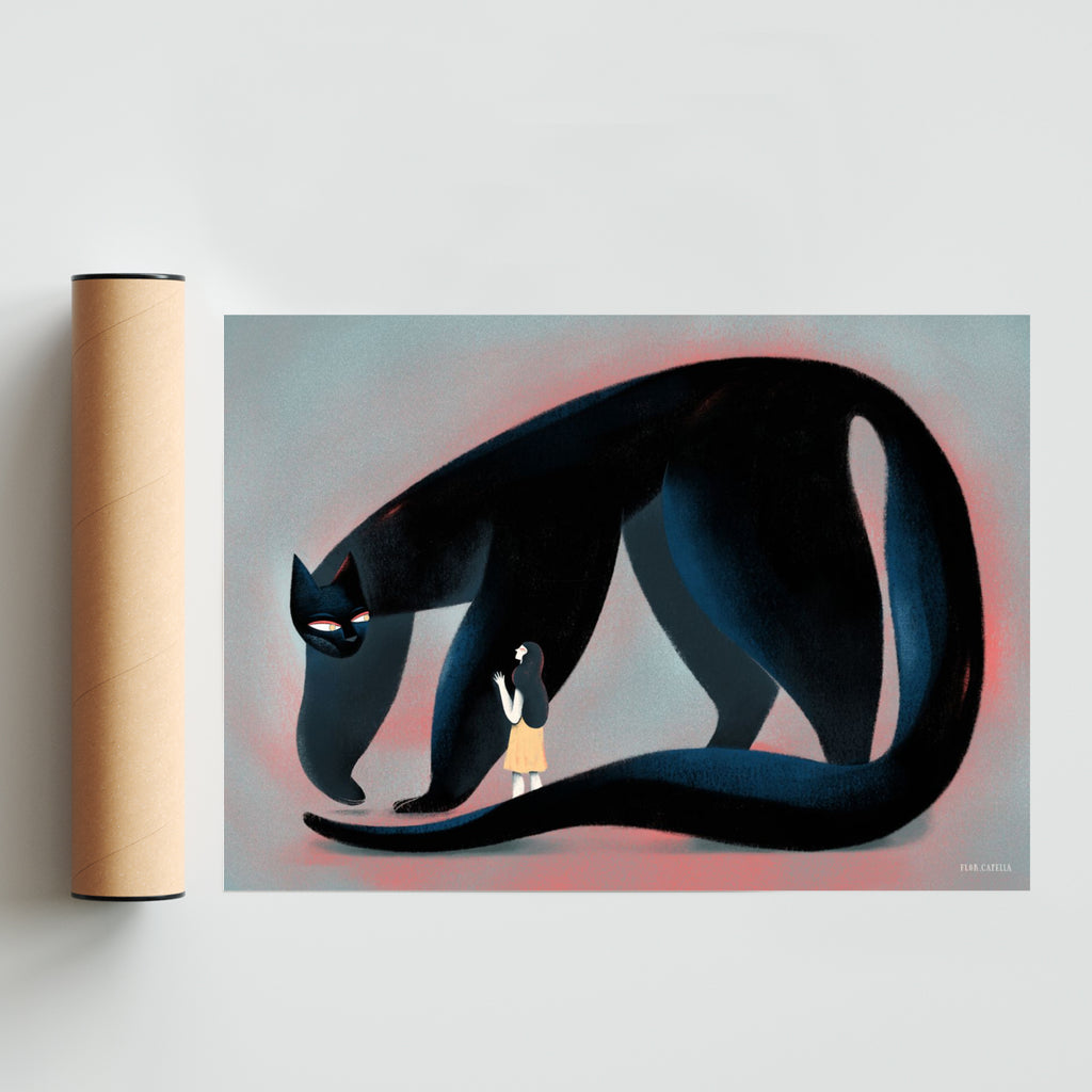 La Gata (2) - Paisaje Solo print