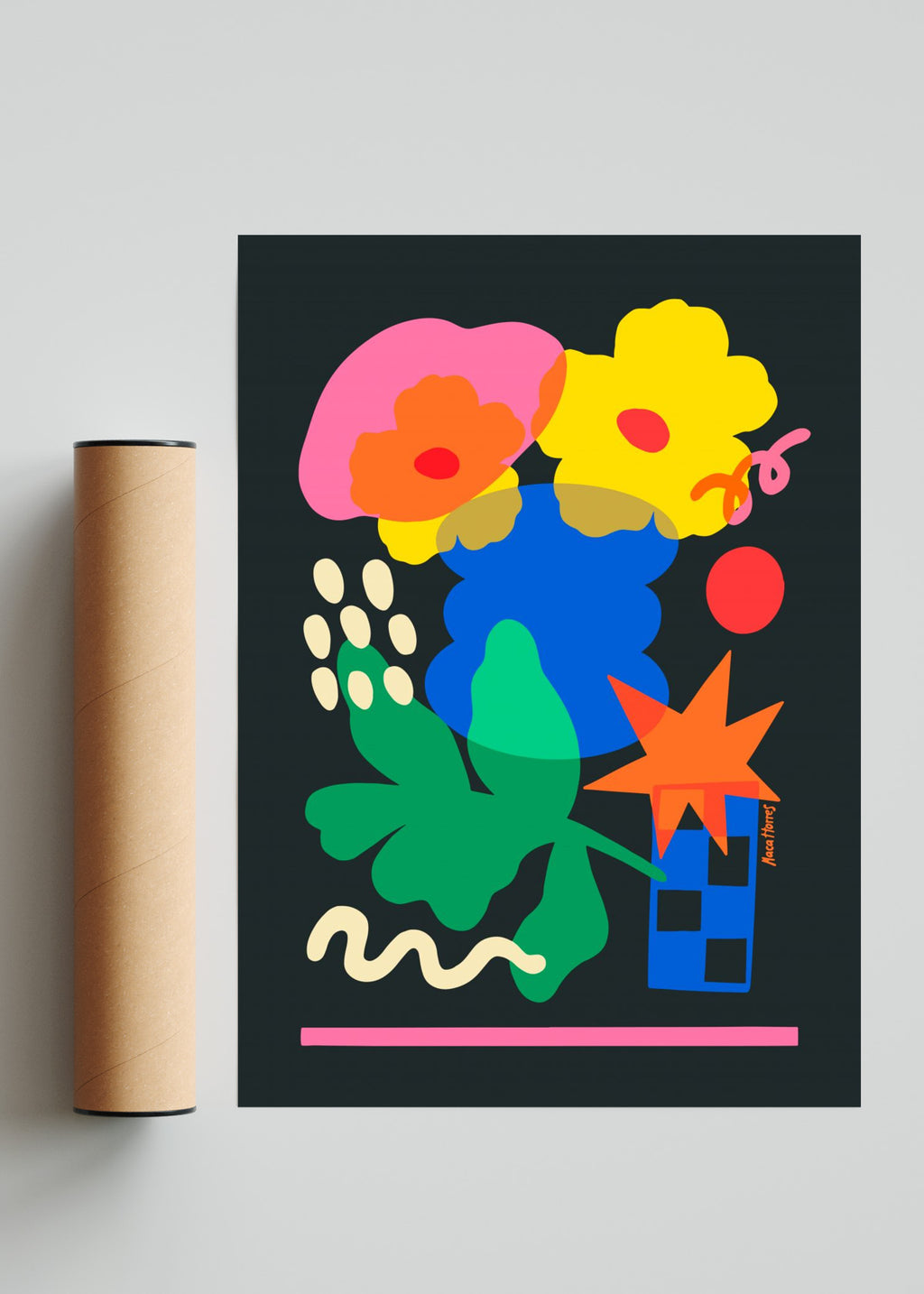 Fiesta de colores - Retrato solo print