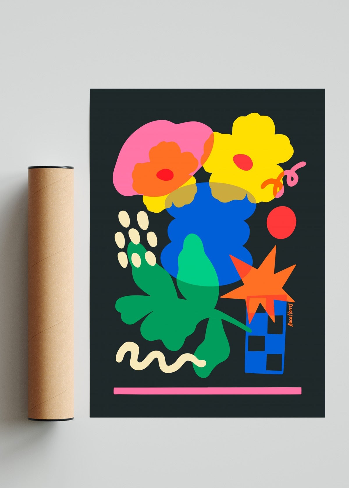 Fiesta de colores - Retrato solo print