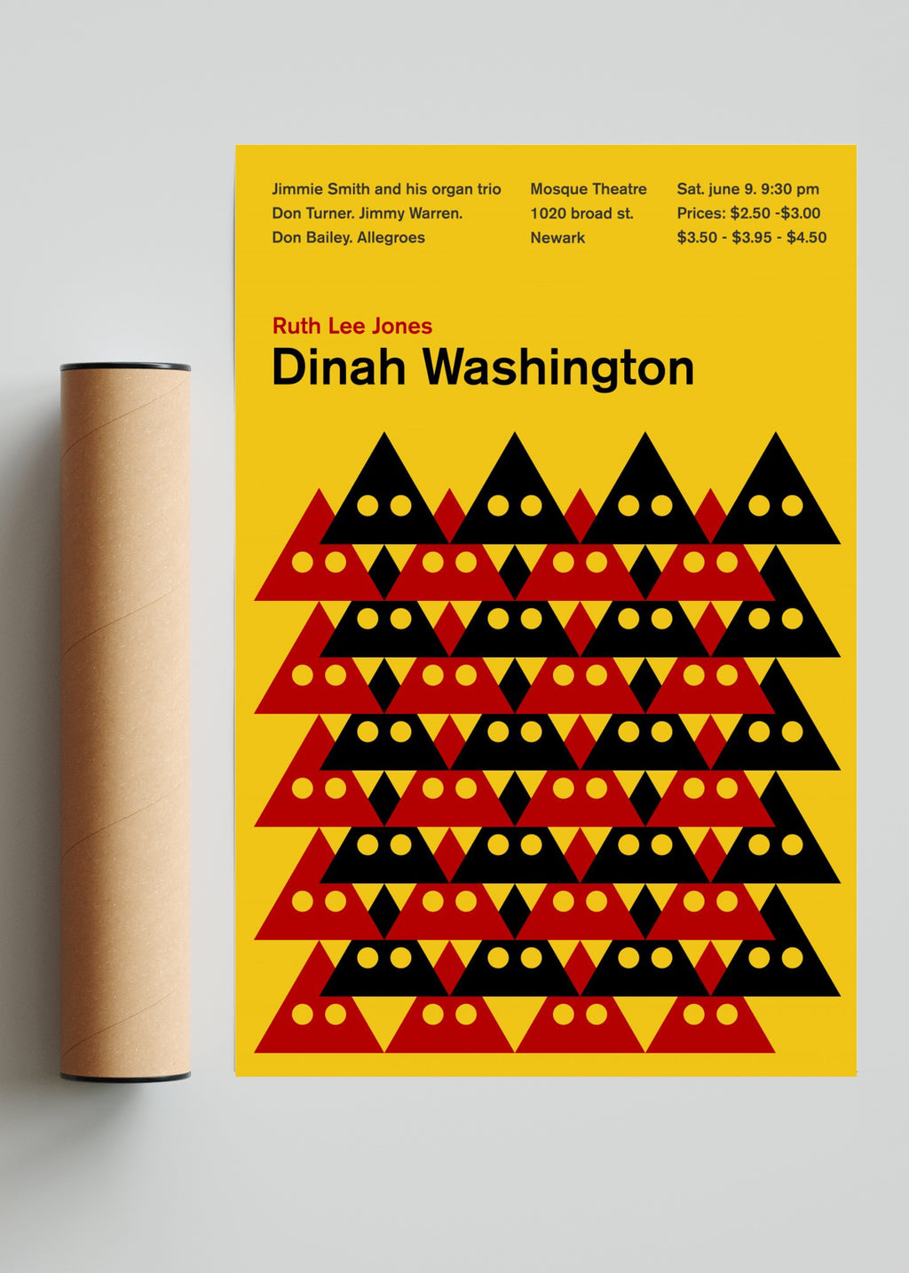DINAH WASHINGTON - FotoV Solo print