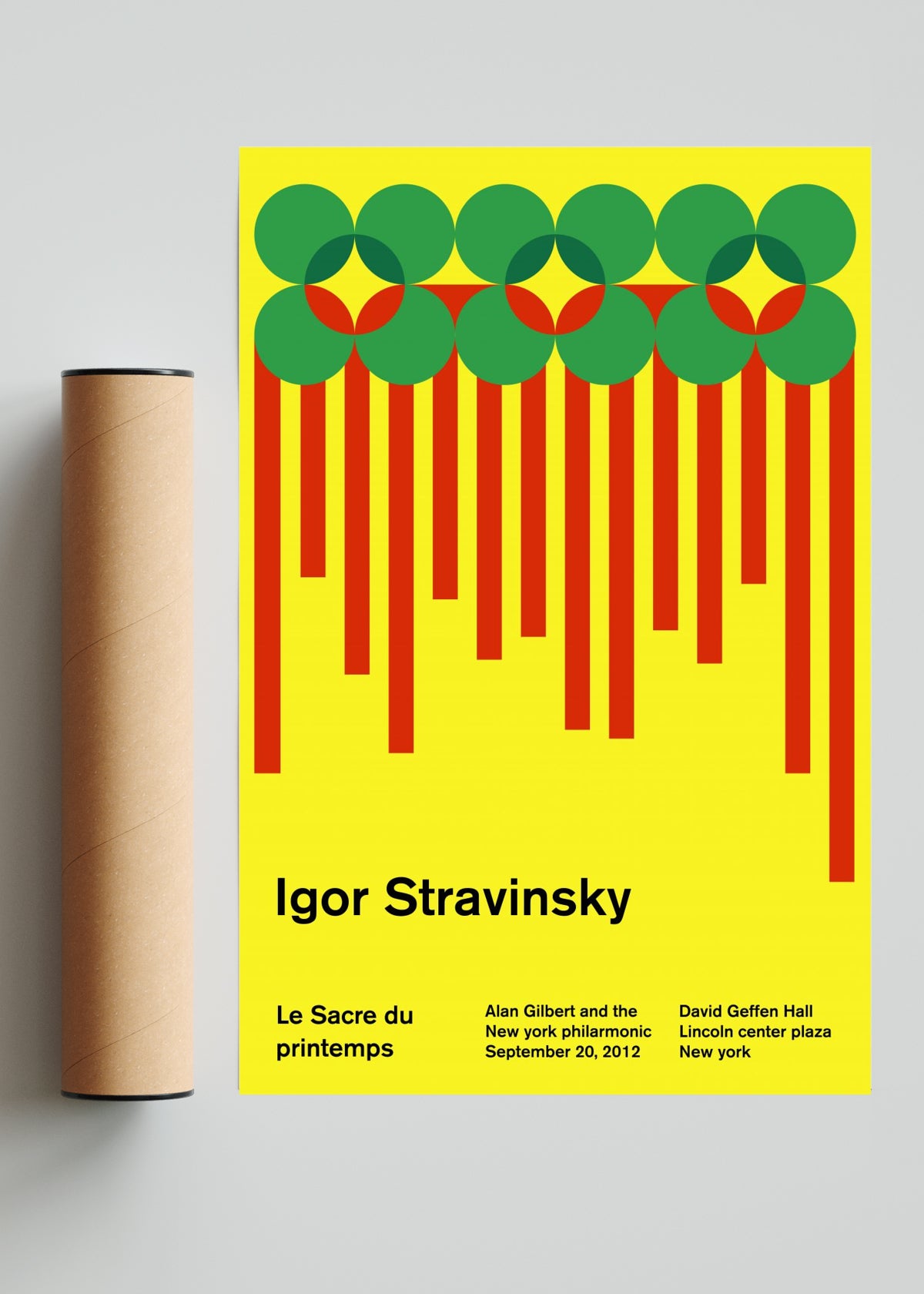 ÍGOR STRAVINSKY - FotoV Solo print