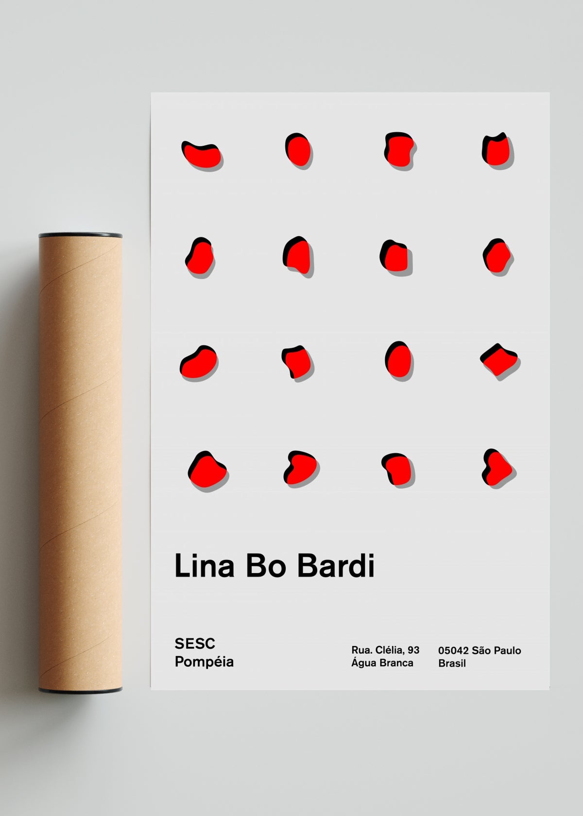 LINA BO BARDI - FotoV Solo print