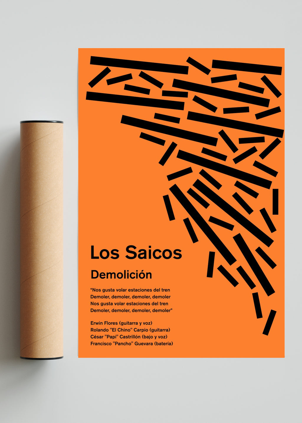 LOS SAICOS - FotoV Solo print