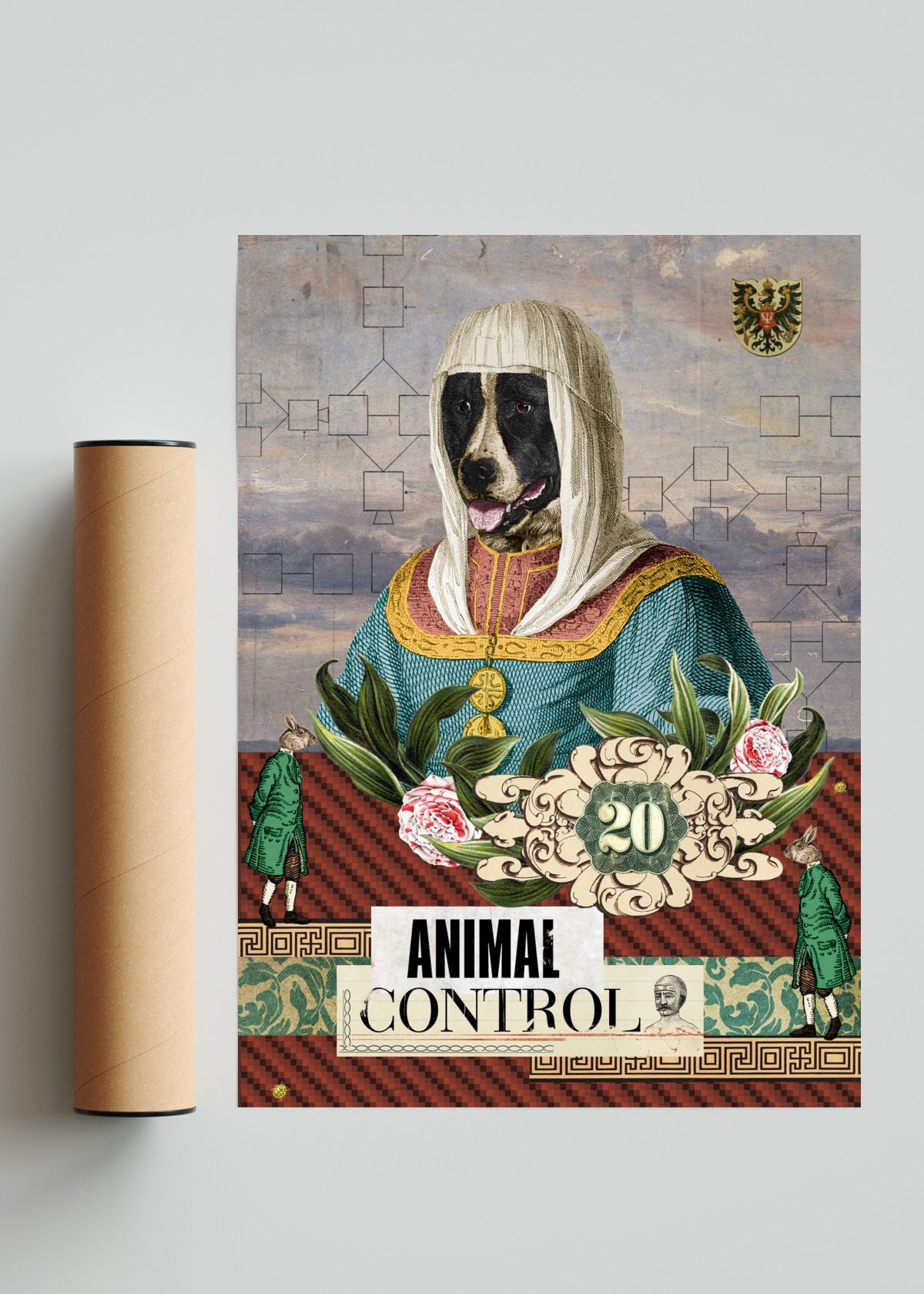 Animal Control IV - Retrato solo print