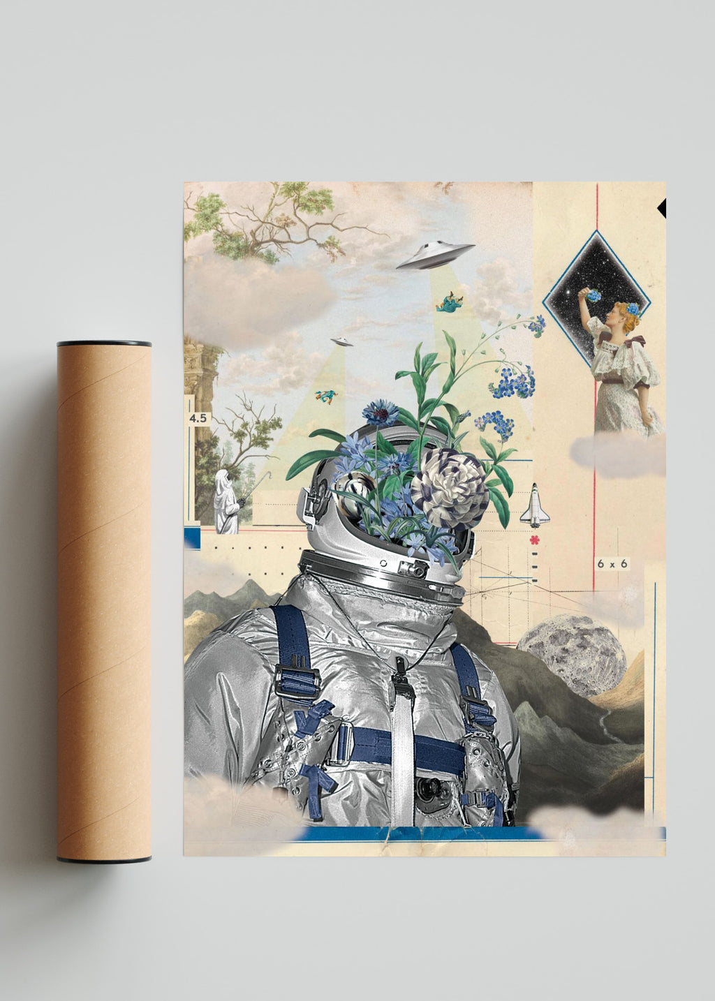 The Space Between - Retrato solo print