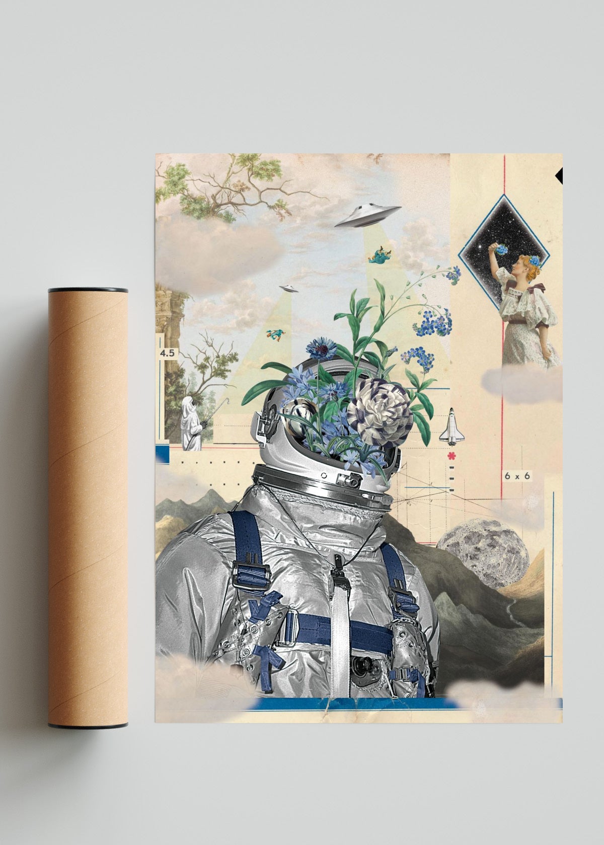 The Space Between - Retrato solo print