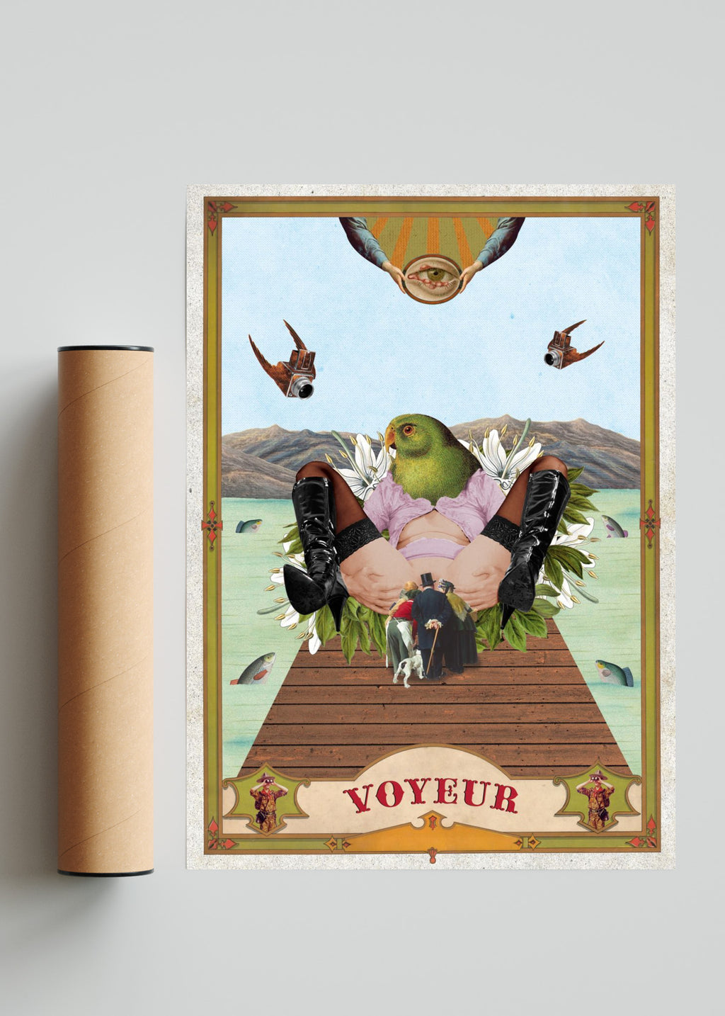 Voyeur - Retrato solo print