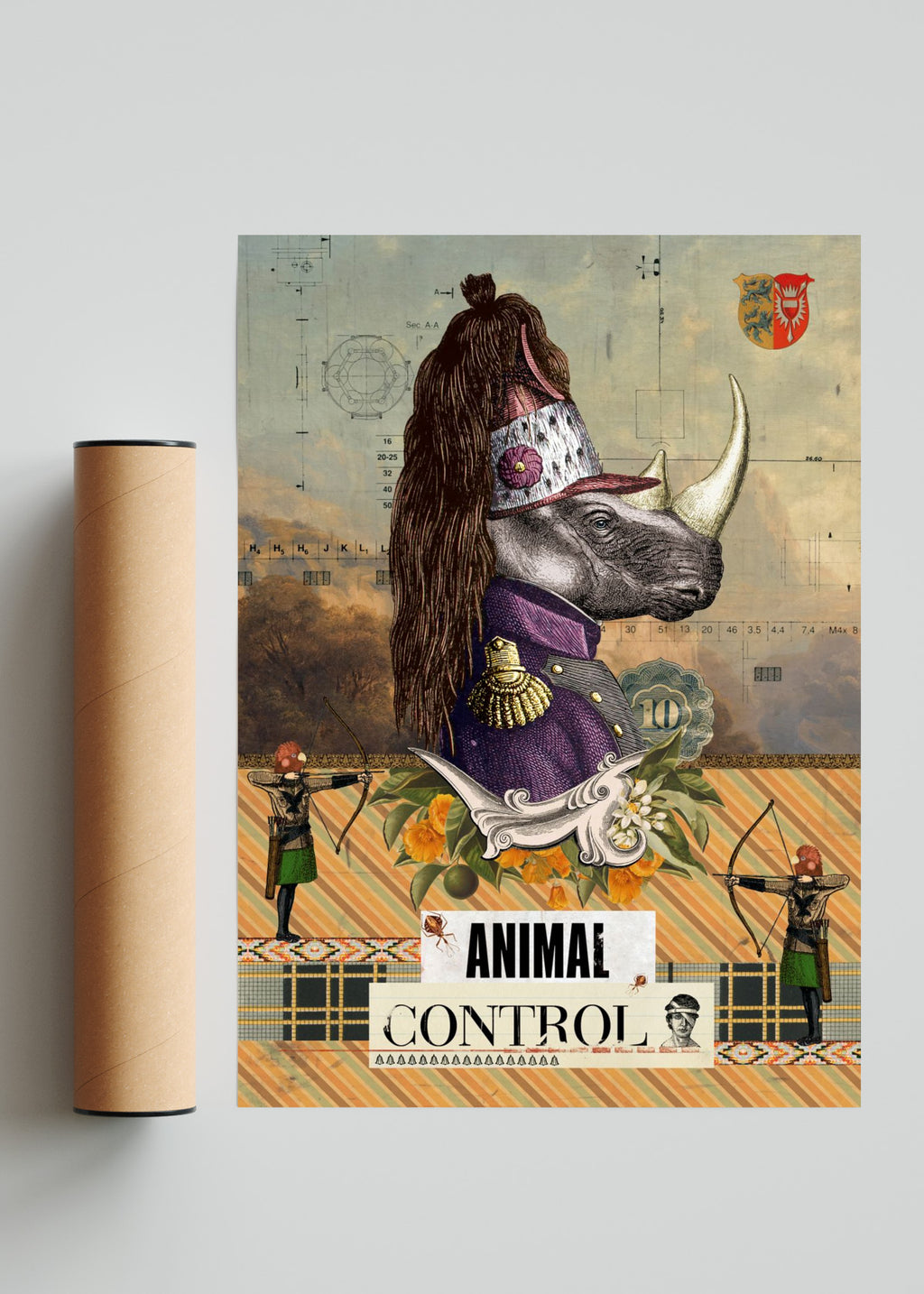 Animal Control II - Retrato solo print