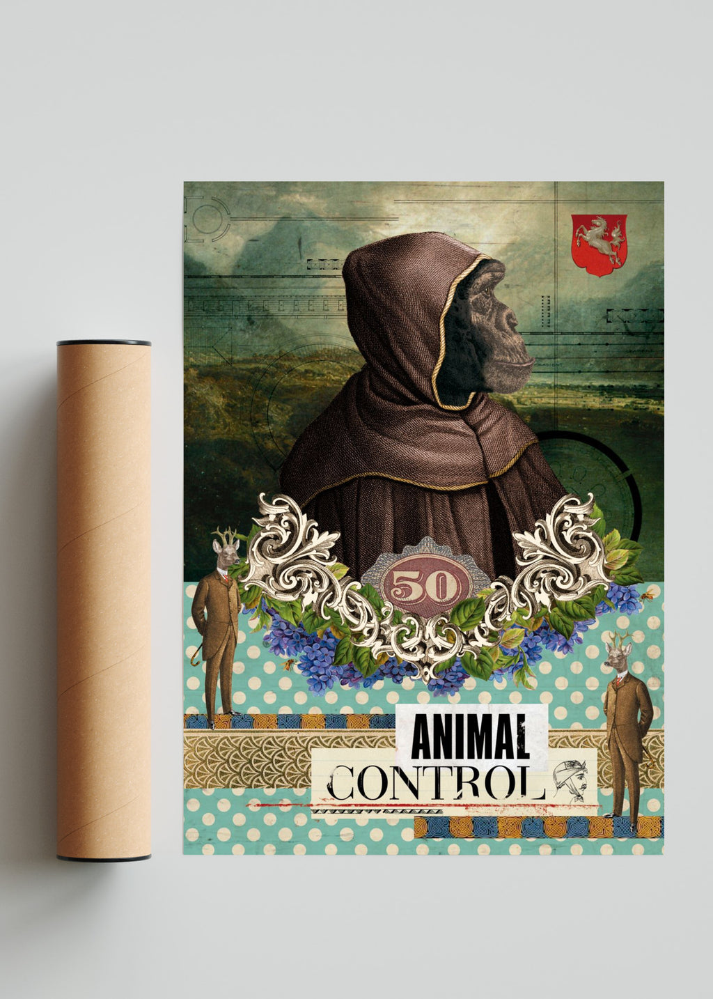 Animal Control III - Retrato solo print