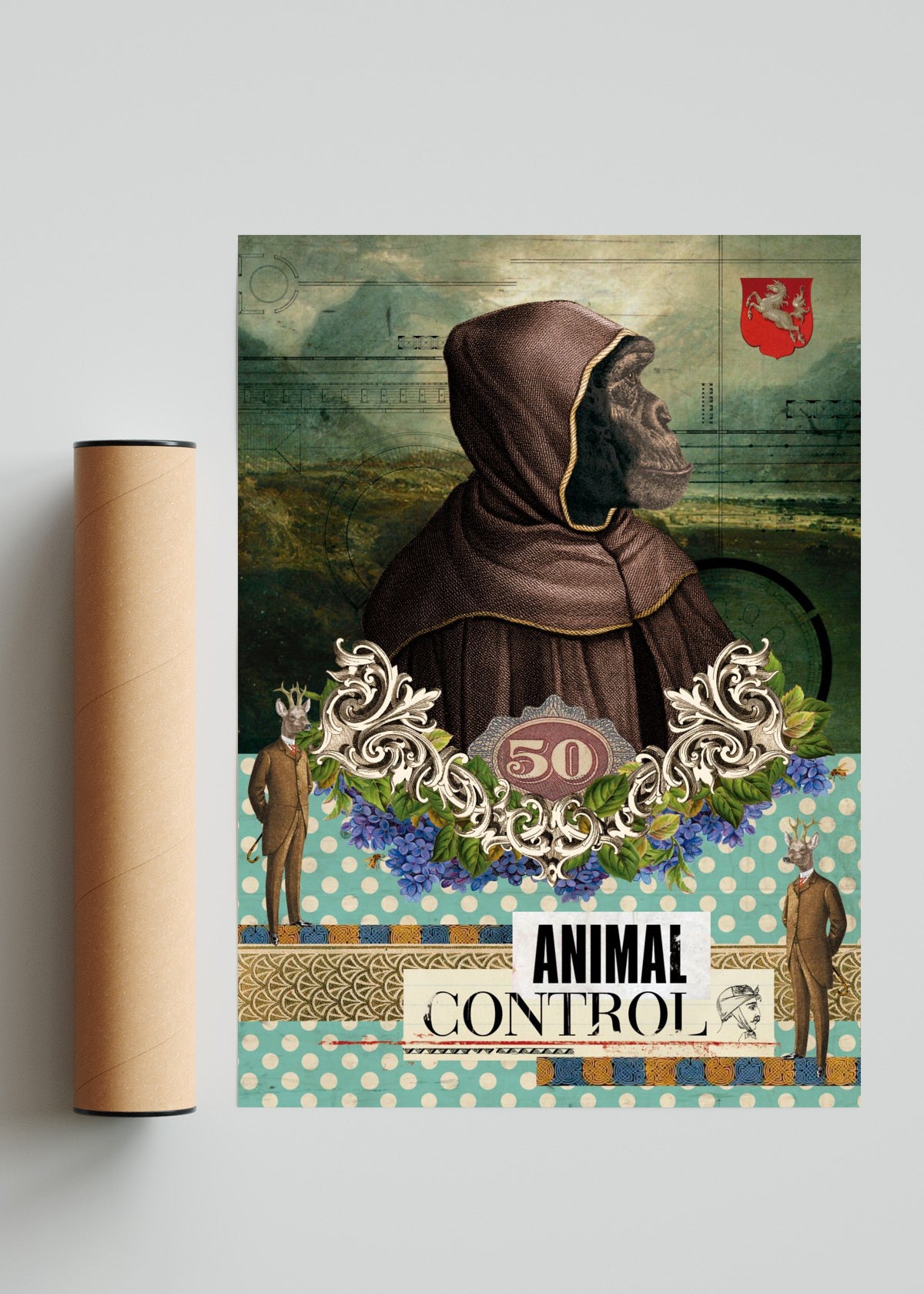 Animal Control III - Retrato solo print