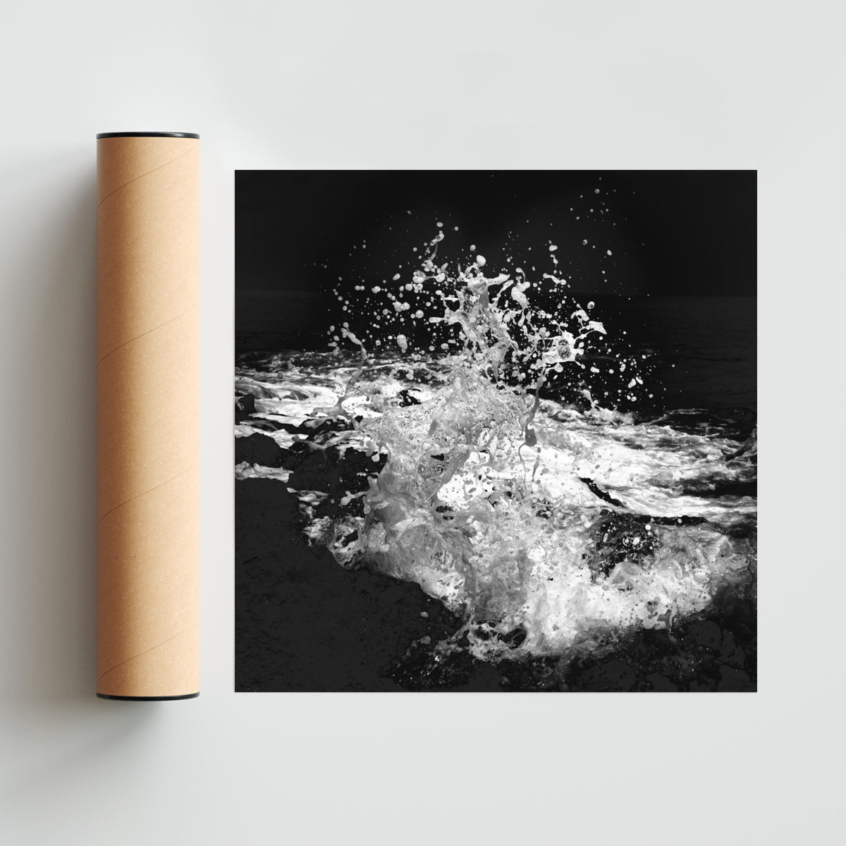 El mar - Cuadrado solo print