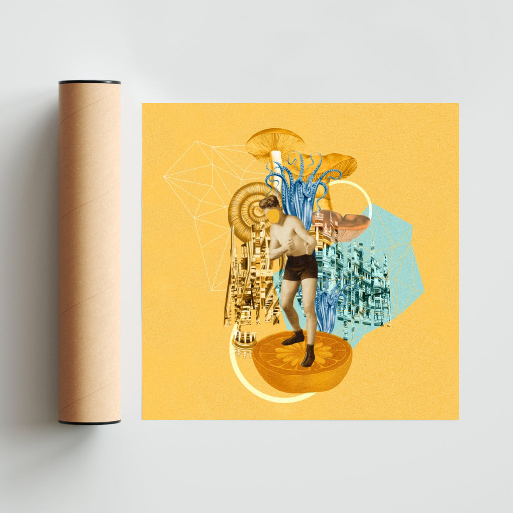 Boxeador - Cuadrado solo print