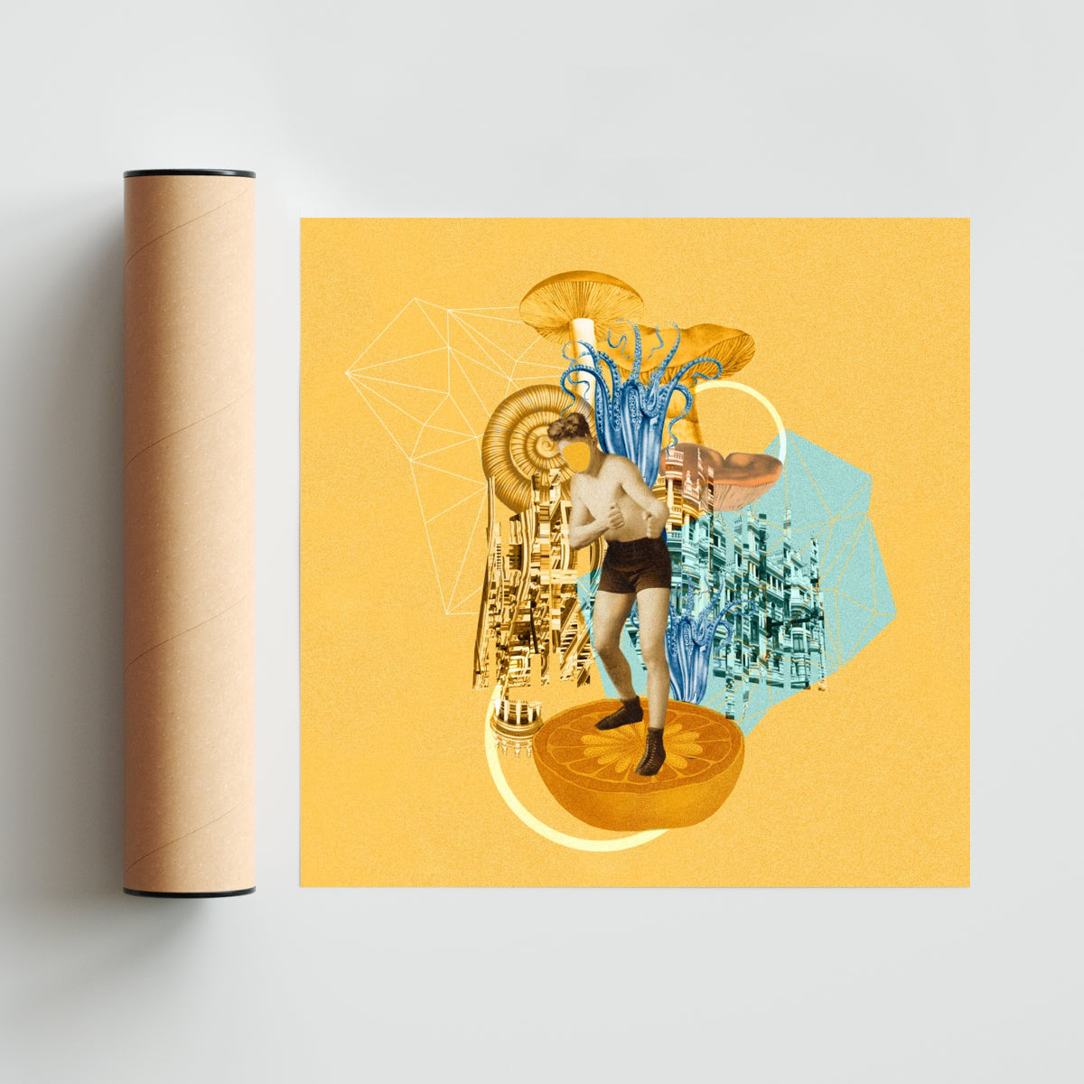 Boxeador - Cuadrado solo print