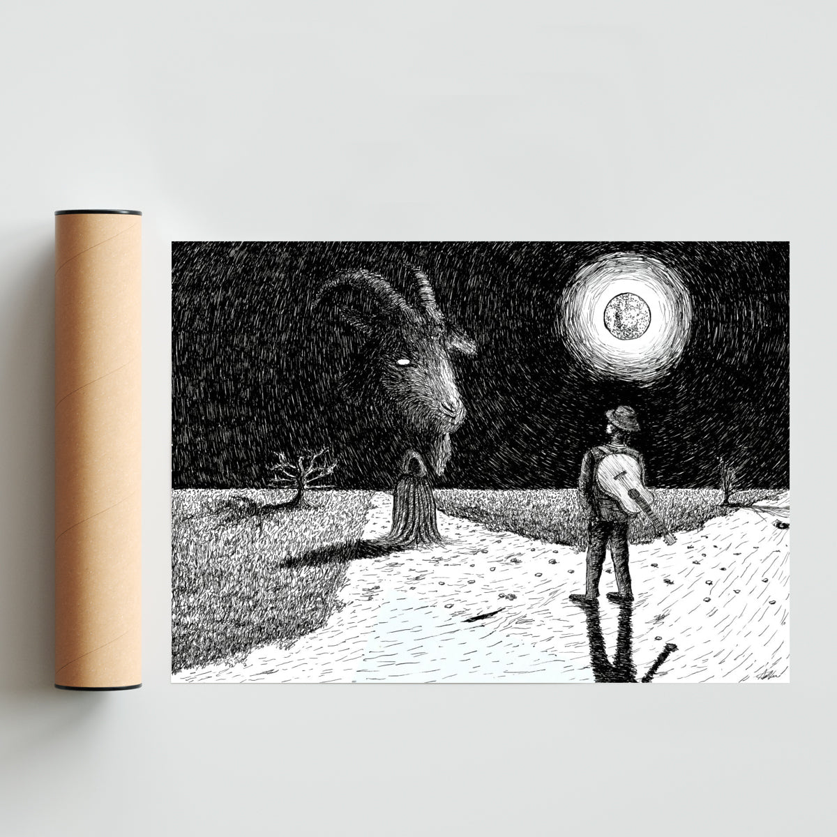 Crossroads - Paisaje Solo print