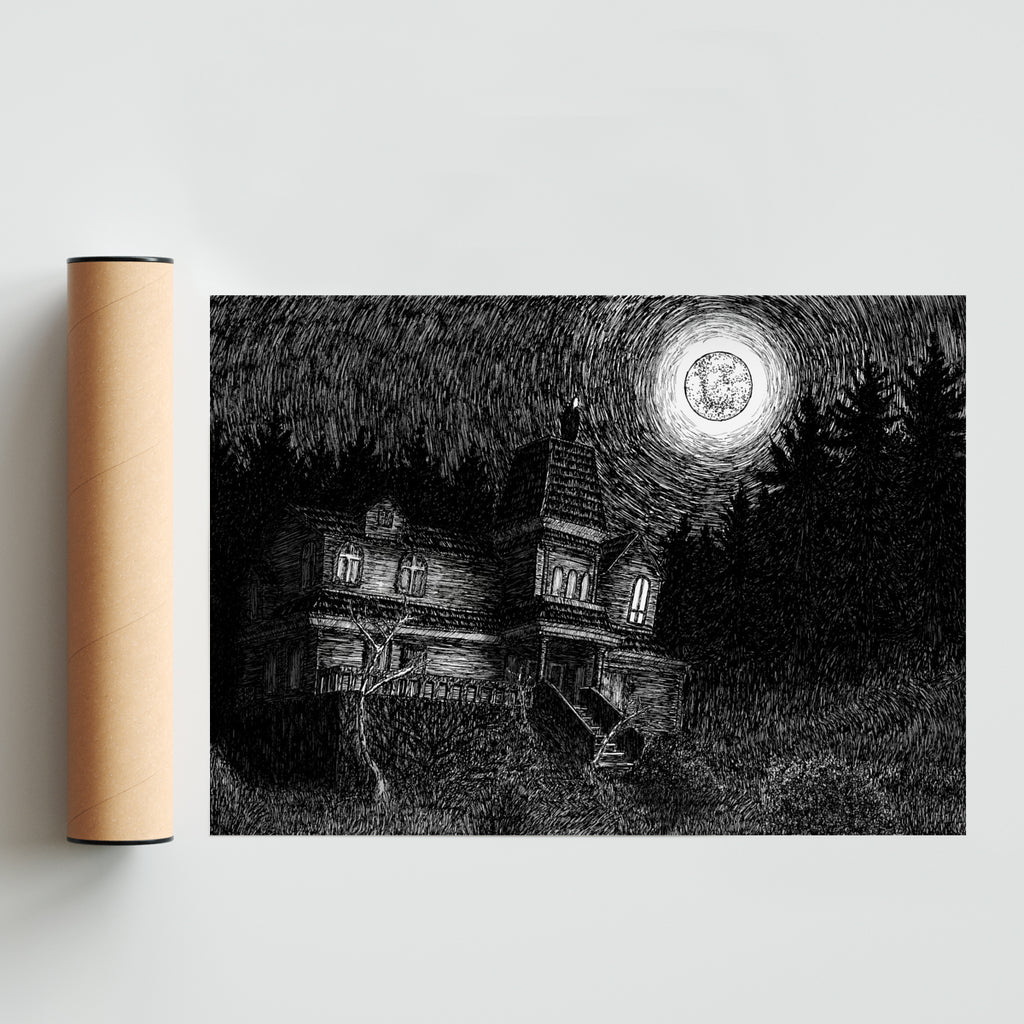 Horror house - Paisaje Solo print