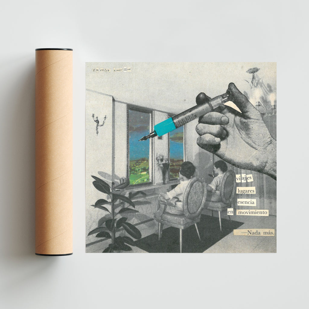 El viaje - Cuadrado solo print