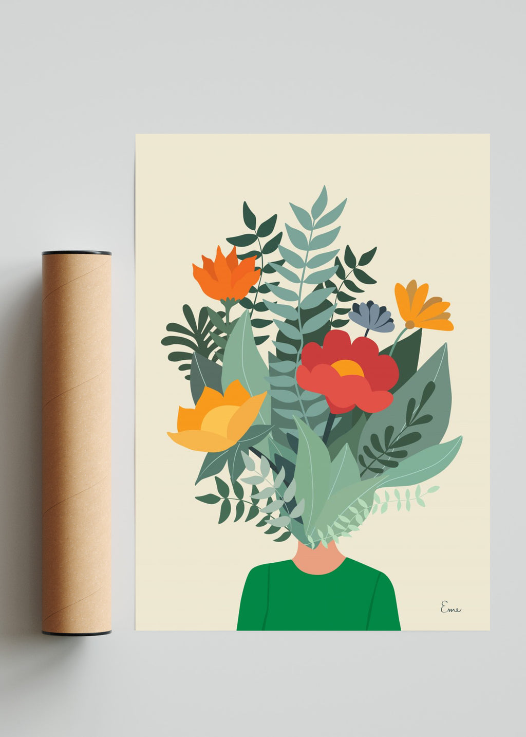 Ideas Flores - Retrato solo print