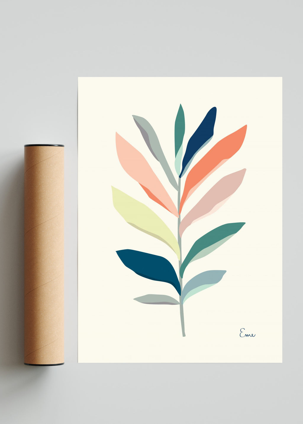 Palmera - Retrato solo print