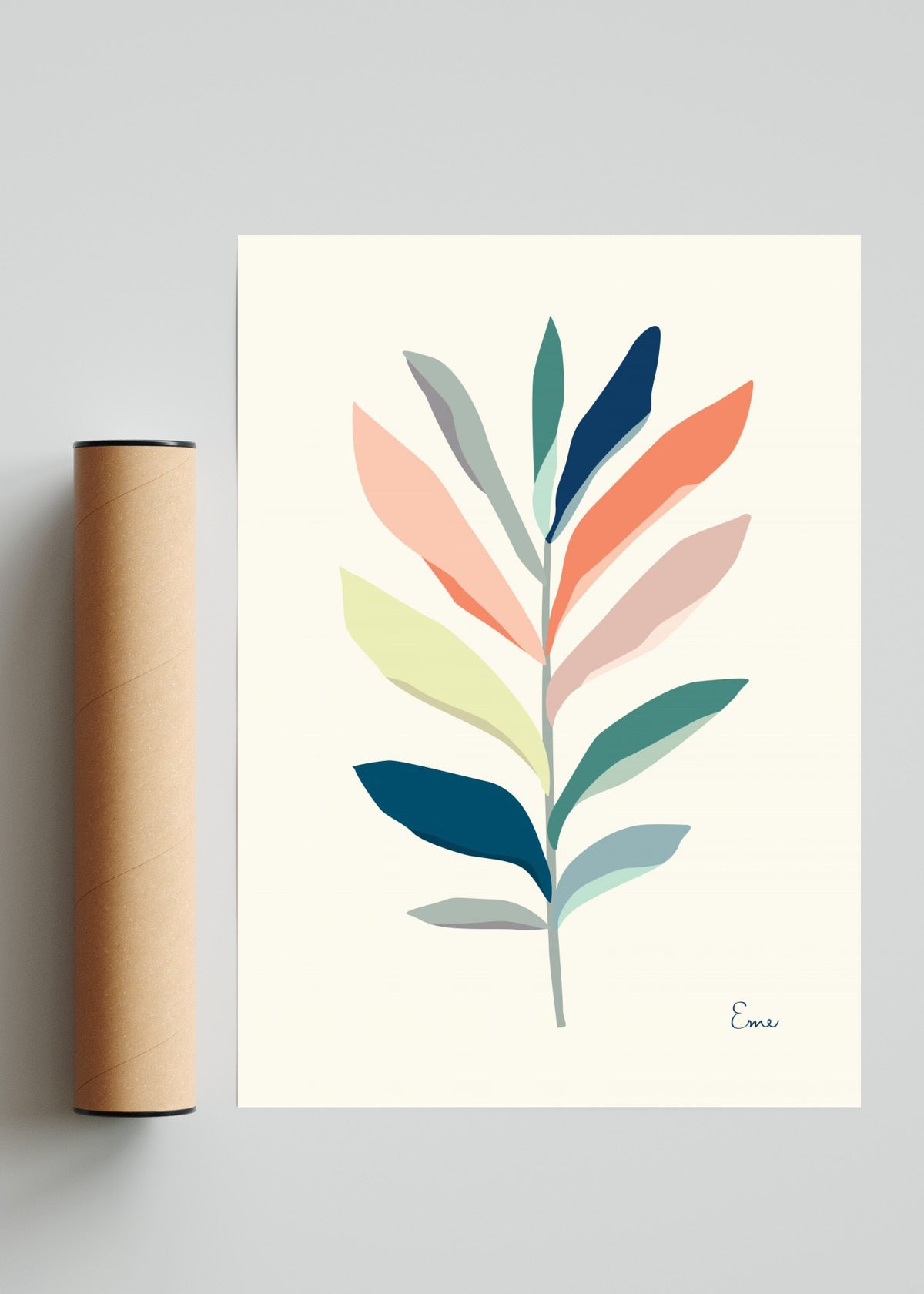 Palmera - Retrato solo print