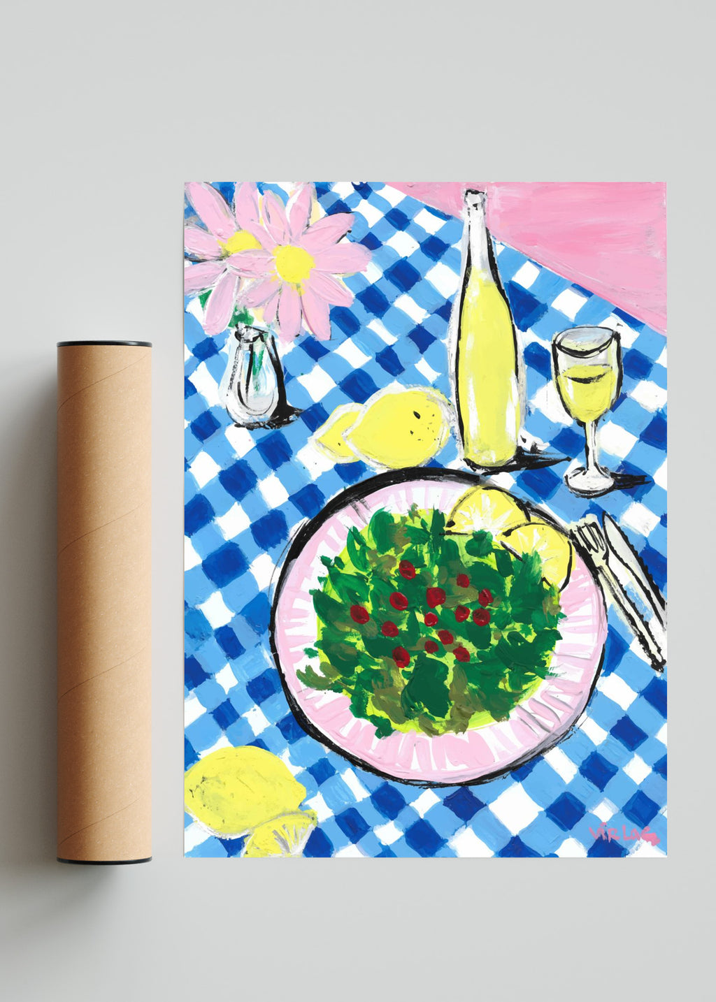 Ensaladita (Little Salad) - Retrato solo print