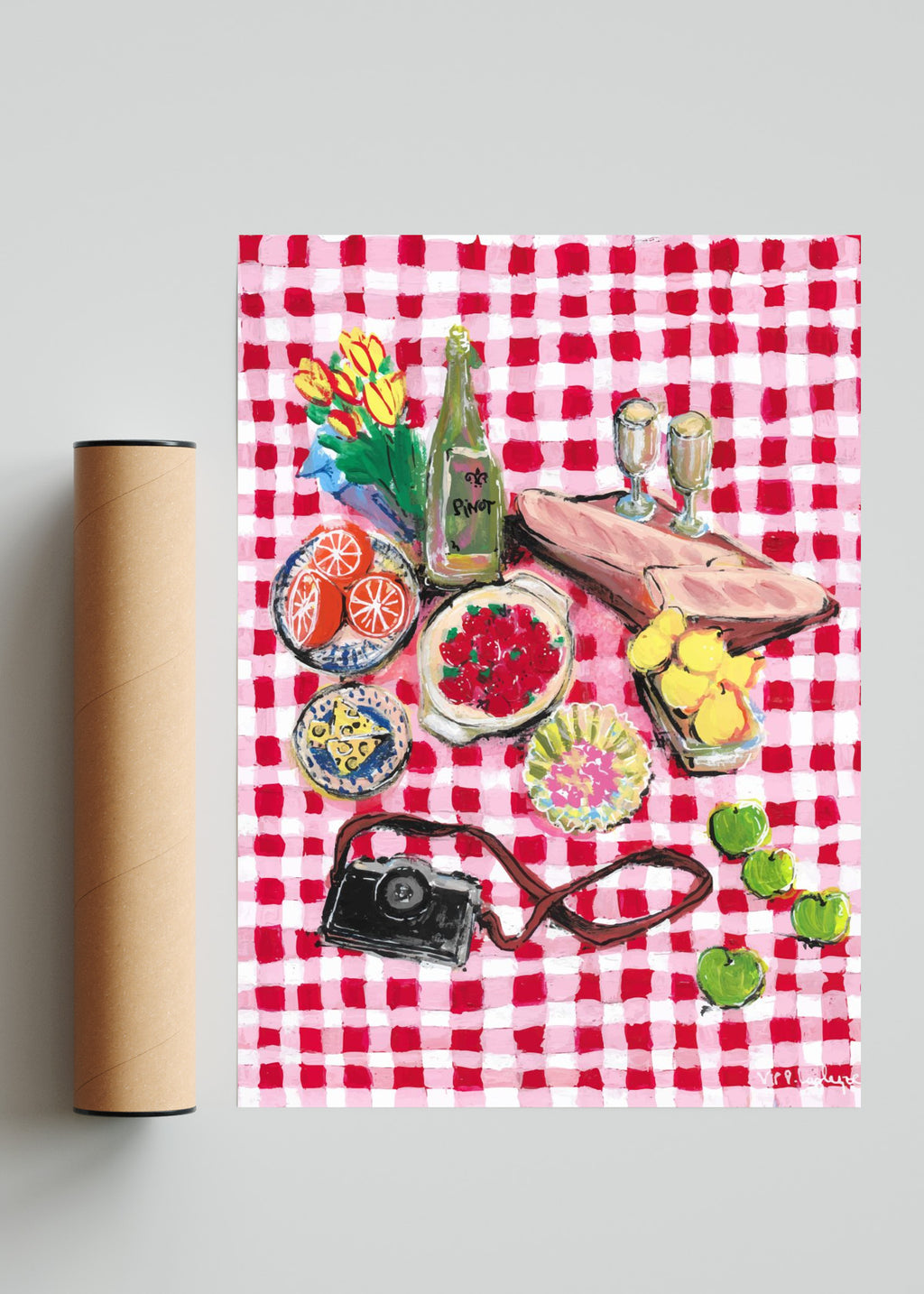 Picnic - Retrato solo print