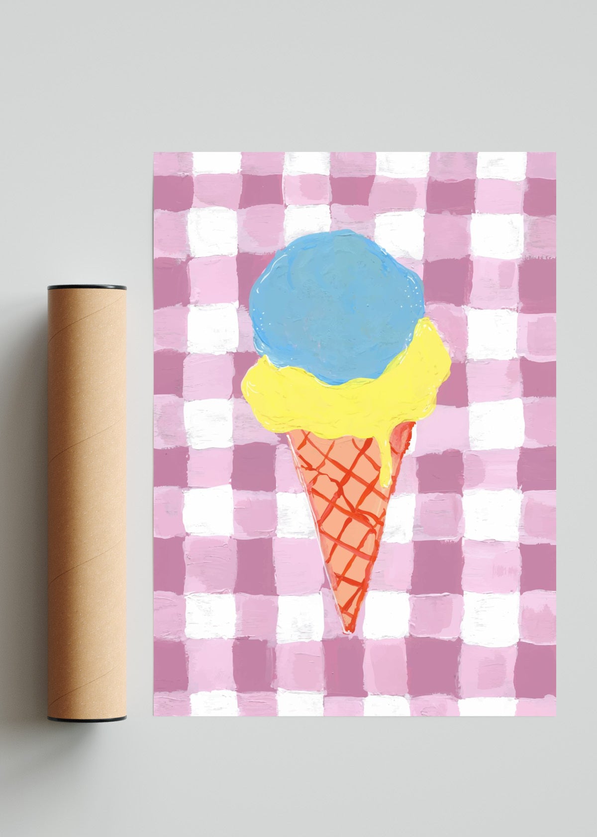 Cucurucho-Helado - Retrato solo print