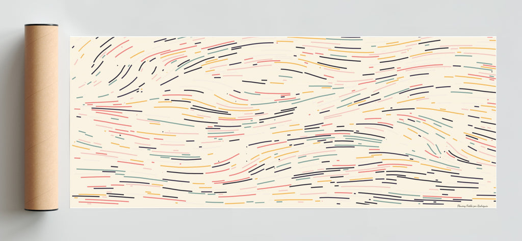 Flowing Fields - Pano H Solo print