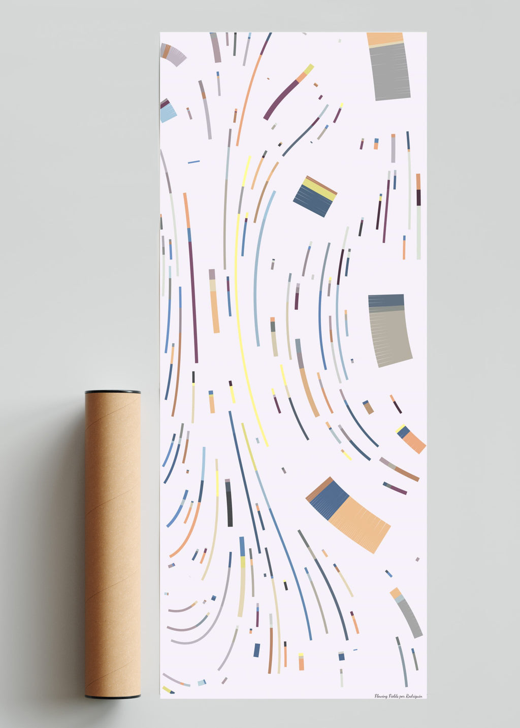 Flowing Fields #3 - PanoV solo print