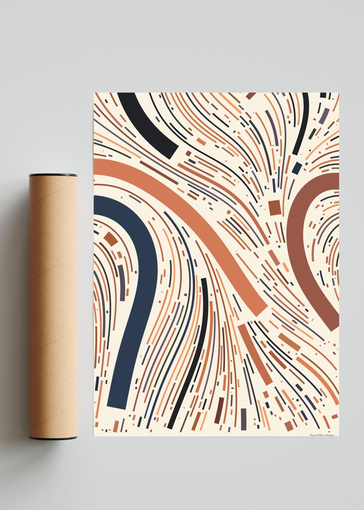 Flowing Fields #10 - Retrato solo print