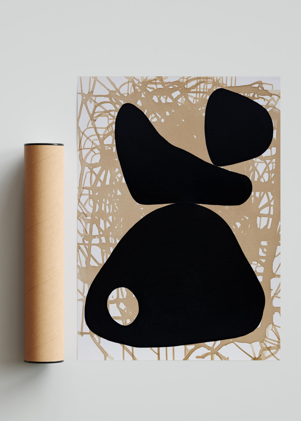 Equilibrio y silencio II - Retrato solo print