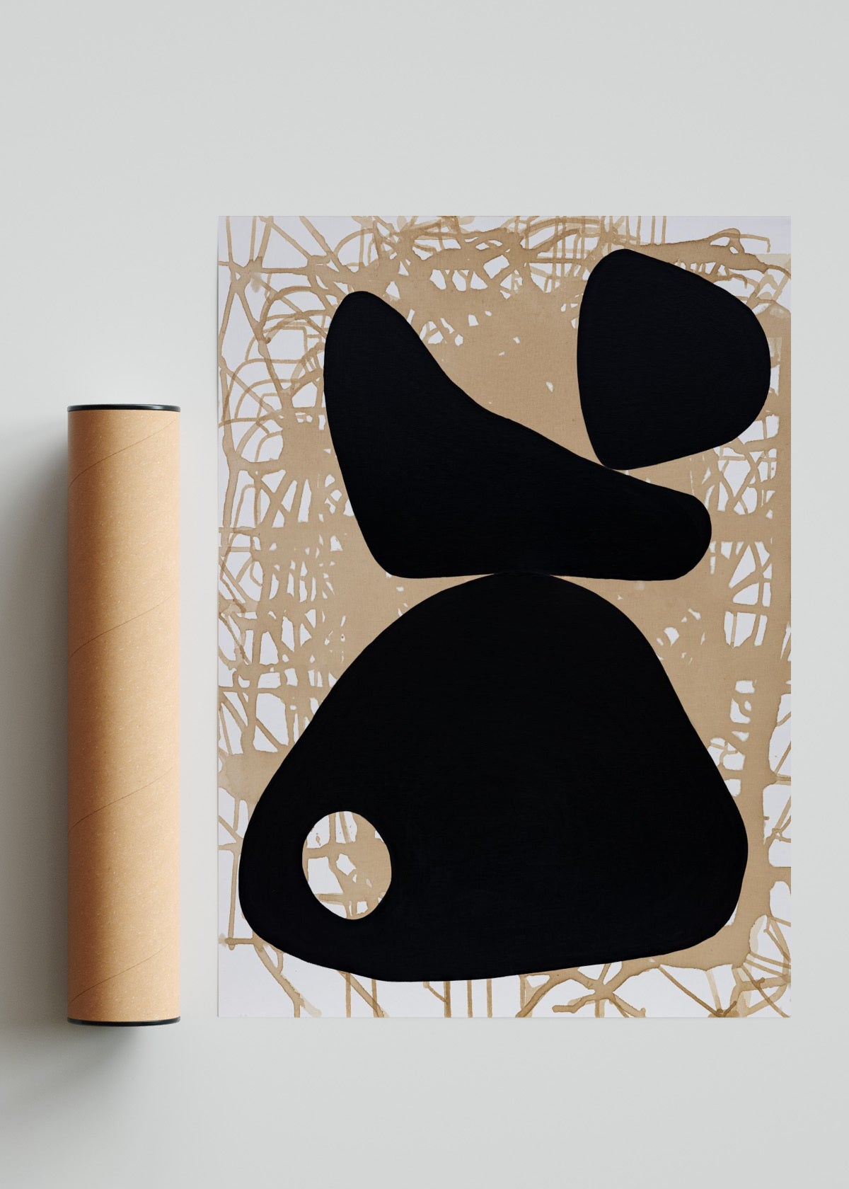 Equilibrio y silencio II - Retrato solo print