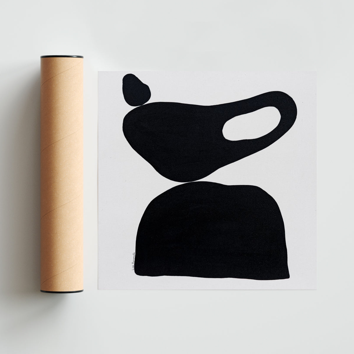 Formas Atemporales IV - Cuadrado solo print
