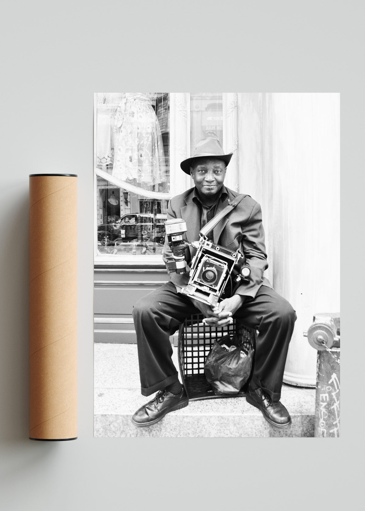 Click vs click - Retrato solo print