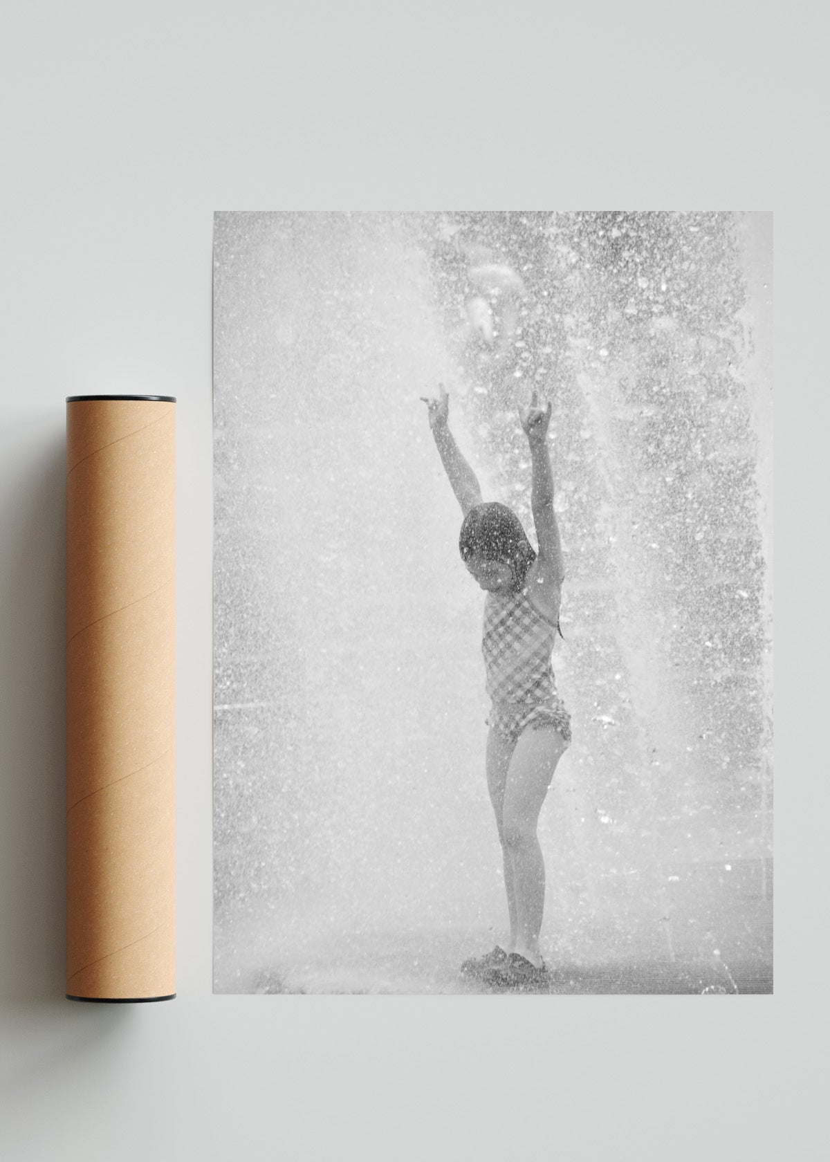 Summer & rock n' roll - Retrato solo print