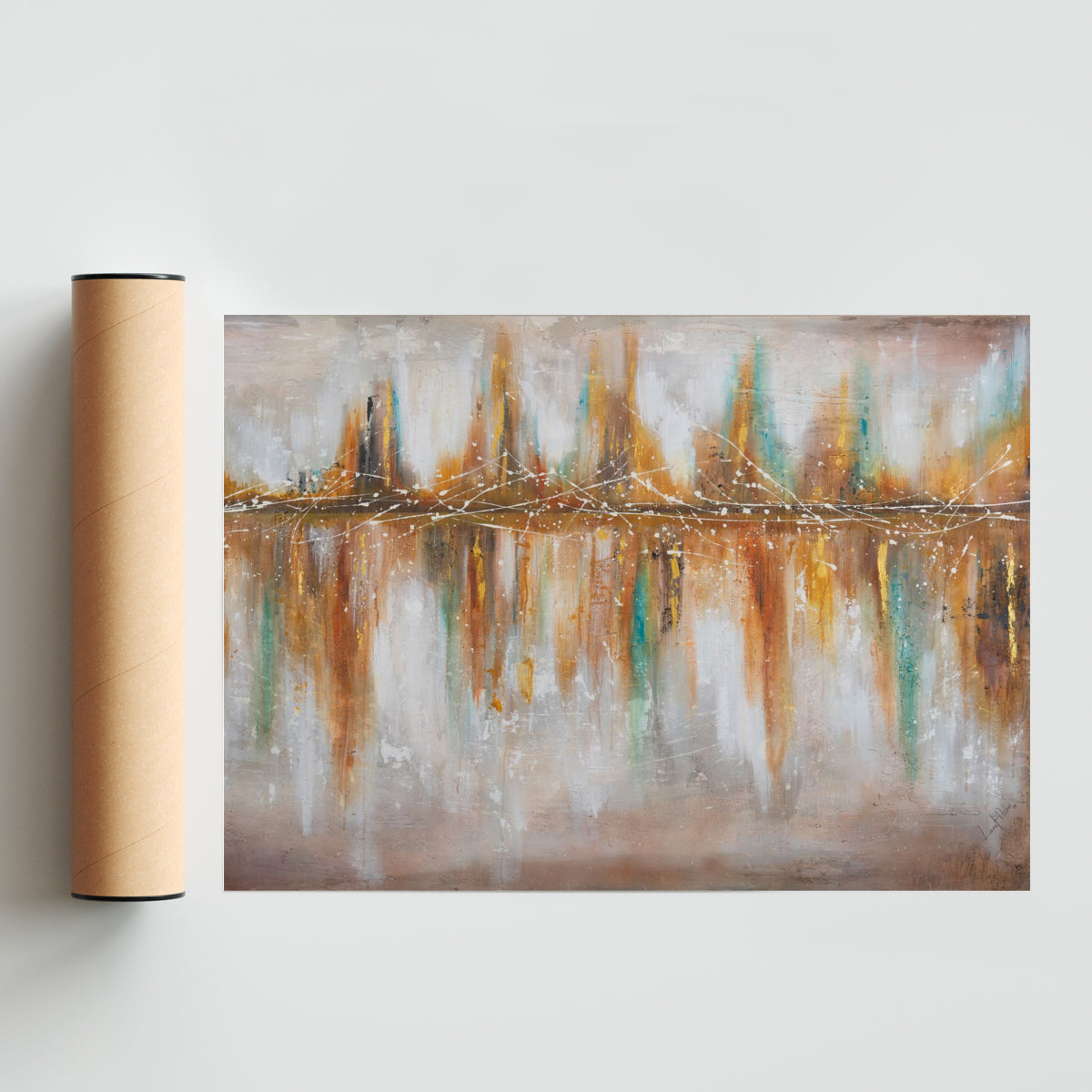 El pulso de la vida - Paisaje Solo print