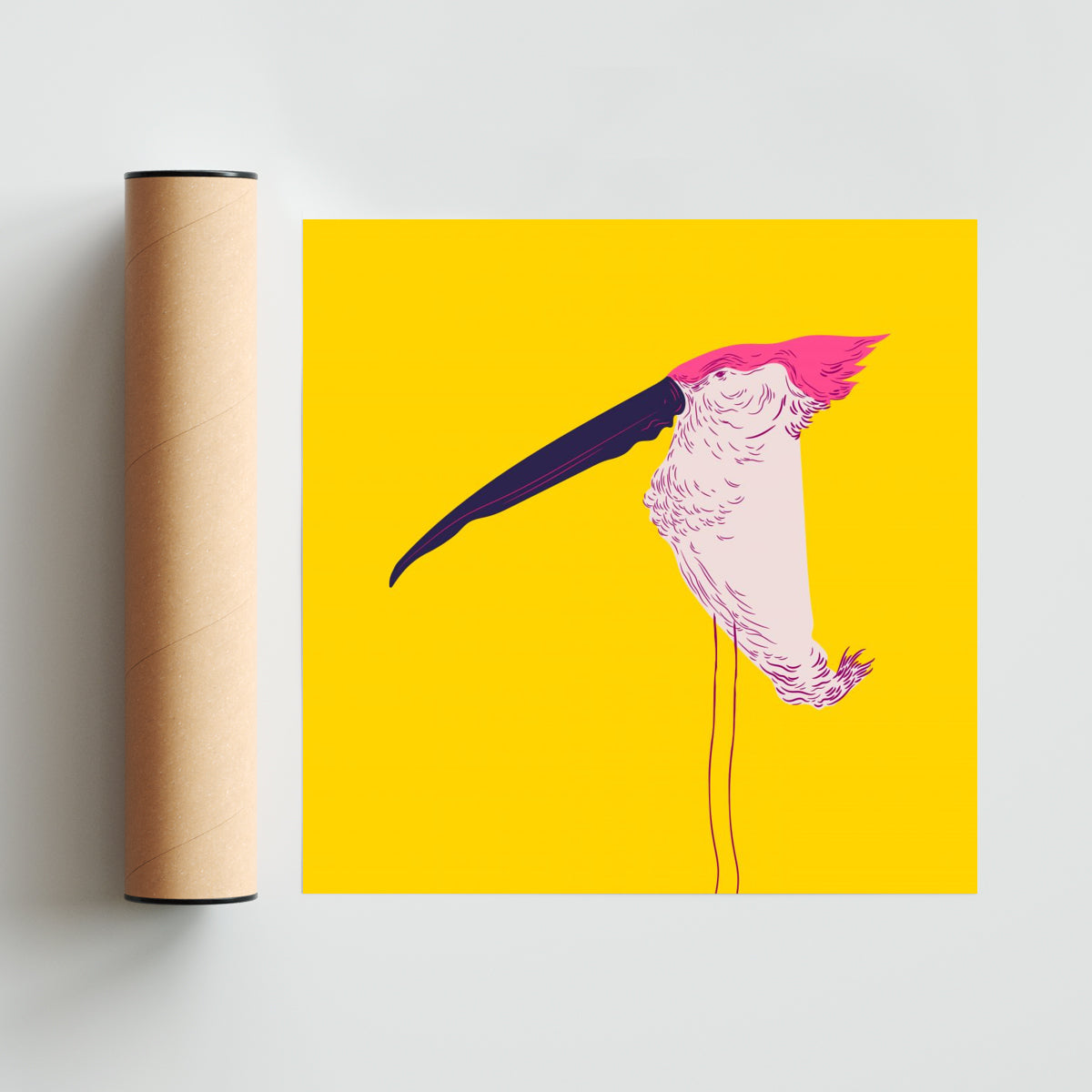 Pajarulo - Cuadrado solo print