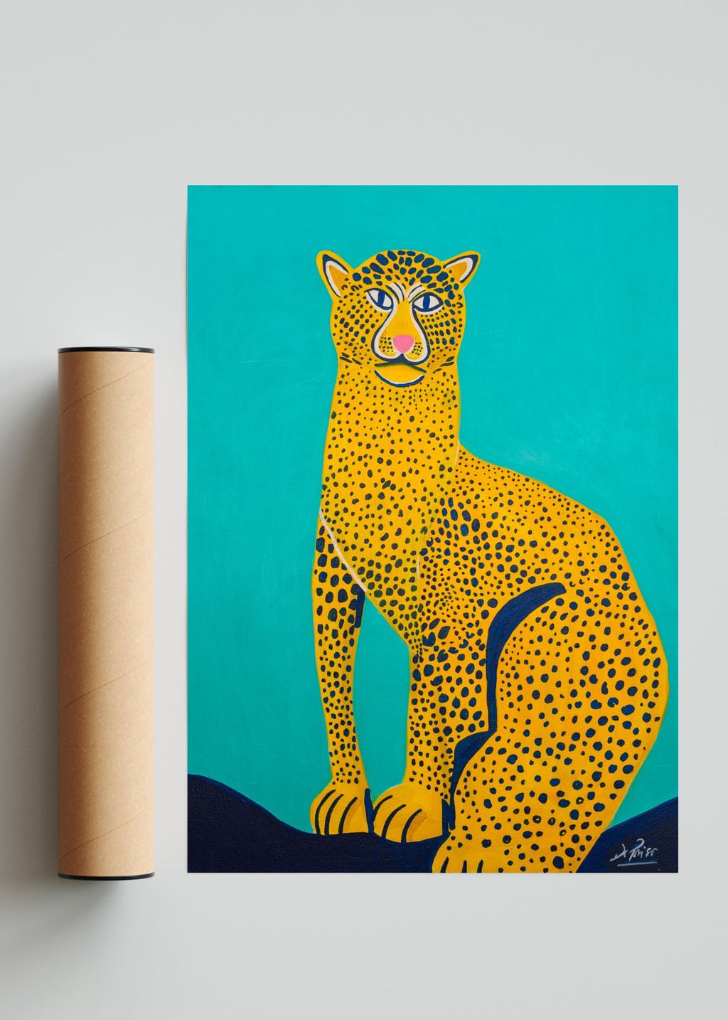 Leopardo. - Retrato solo print