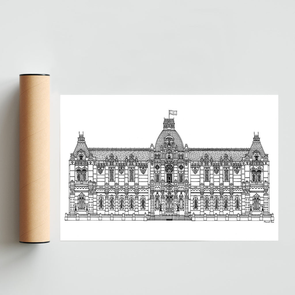 Palacio de Aguas Corrientes - FotoH solo print