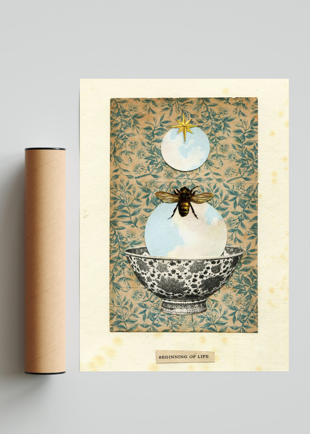Beeginning of life - Retrato solo print