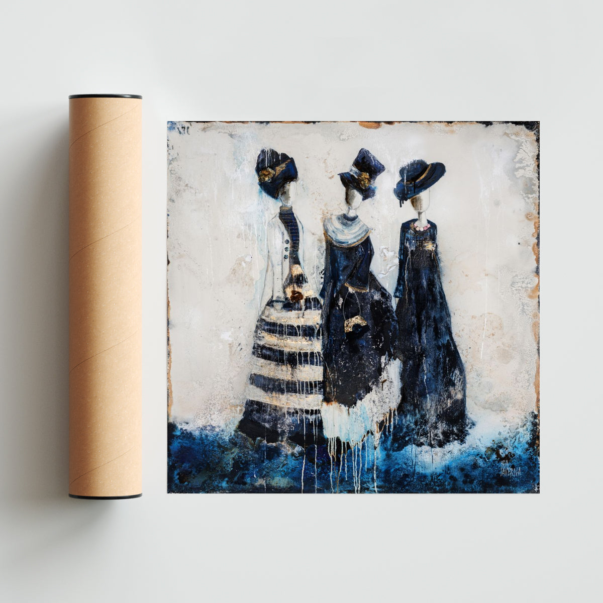 Amigas - Cuadrado solo print