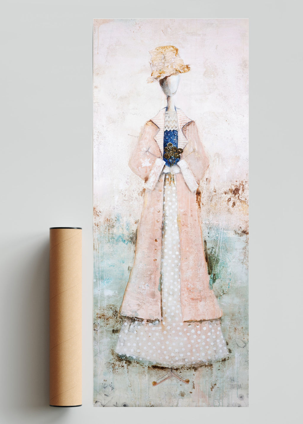 Ella sola - PanoV solo print
