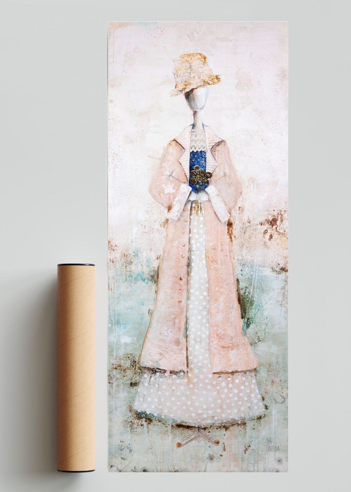 Ella sola - PanoV solo print