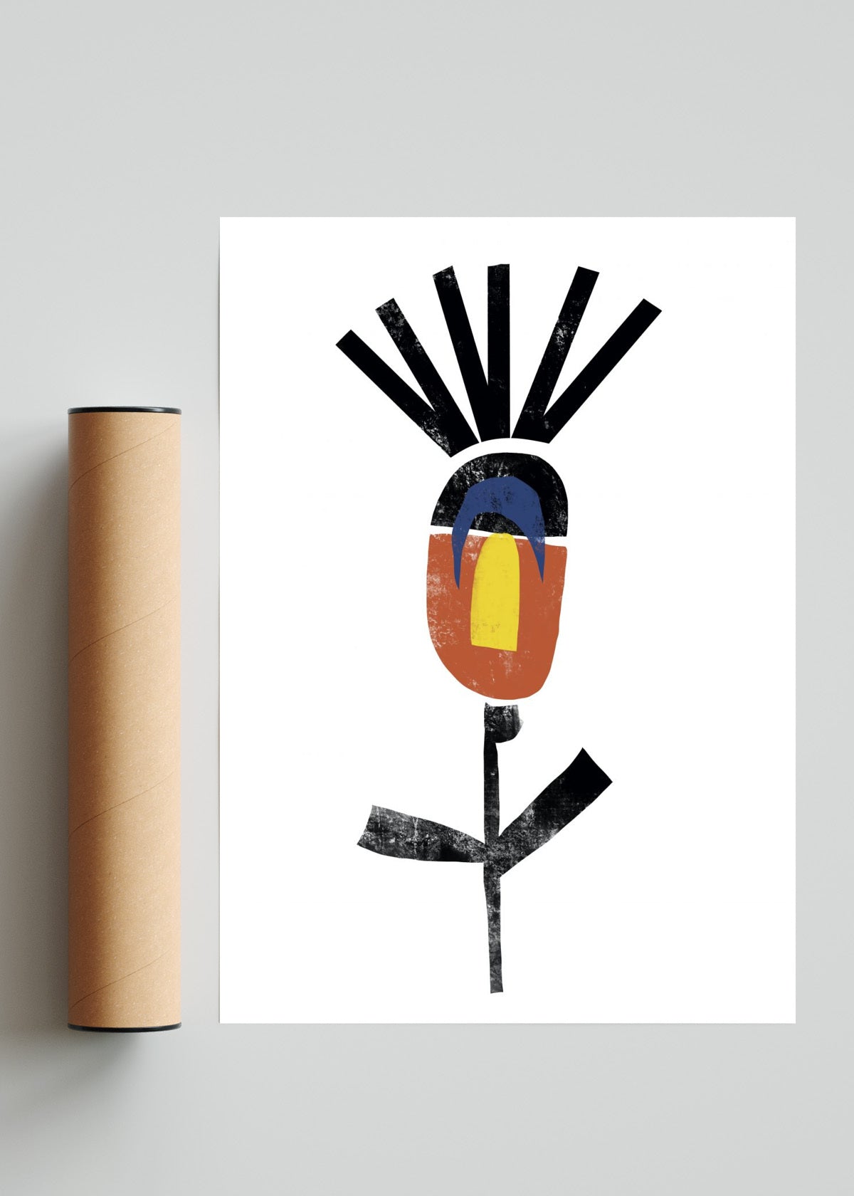 Una flor - Retrato solo print